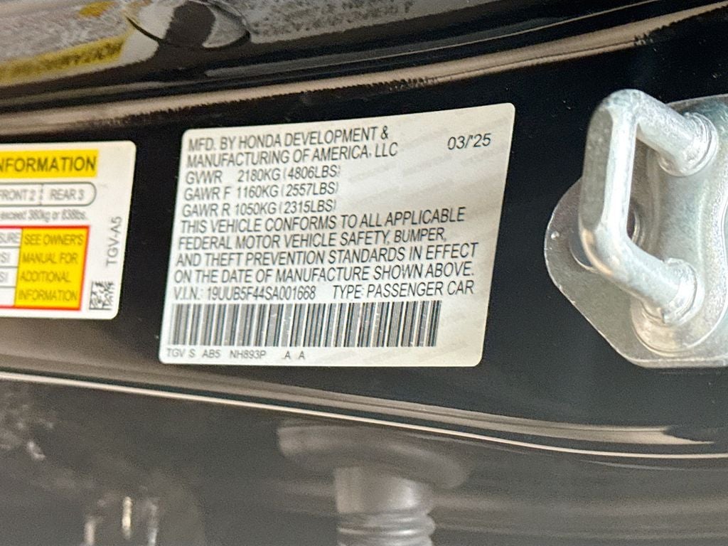 2025 Acura TLX Technology Package