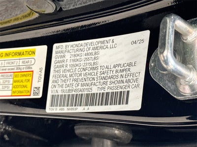 2025 Acura TLX Technology Package