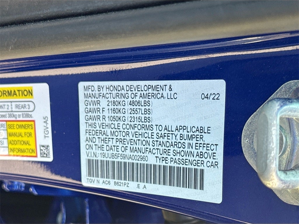 2022 Acura TLX A-Spec Package