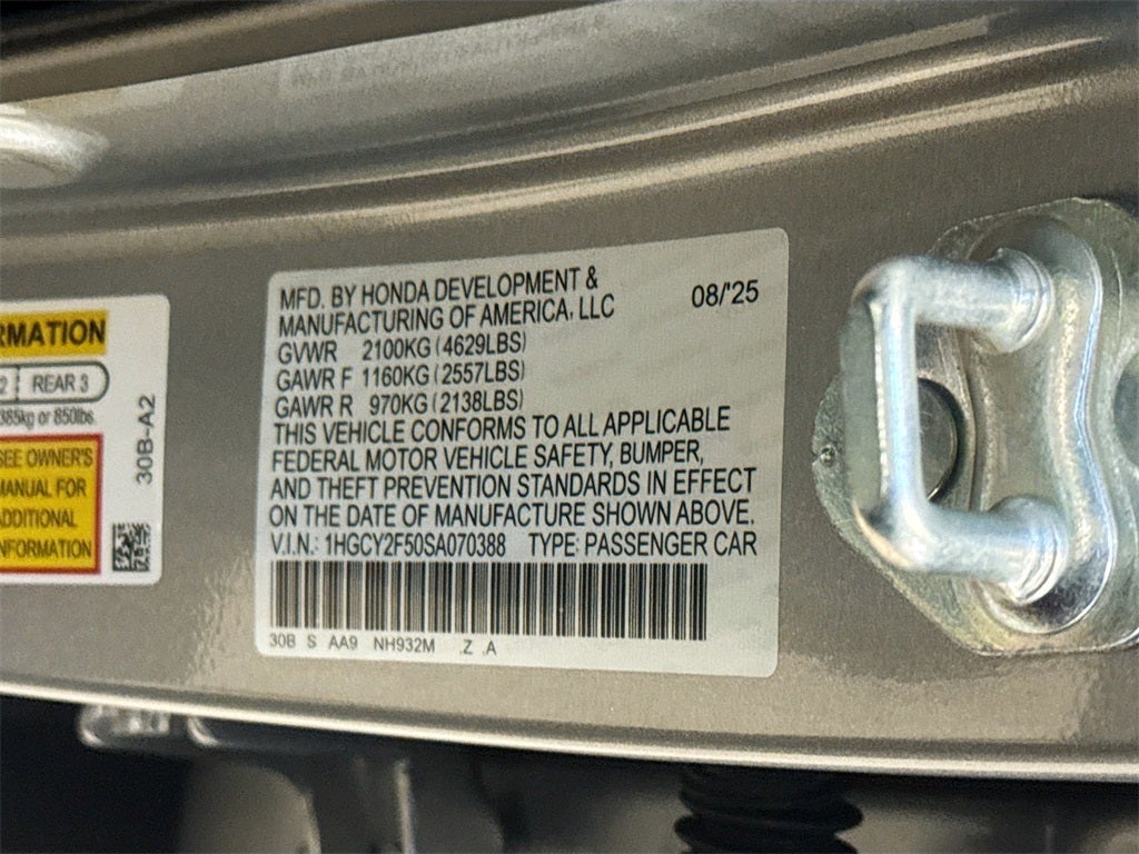 2025 Honda Accord Hybrid Sport