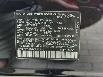 2026 Volkswagen Atlas Cross Sport 2.0T SEL Premium R-Line