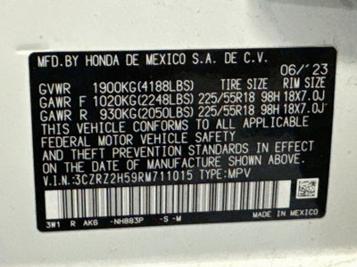 2024 Honda HR-V Sport w/o BSI