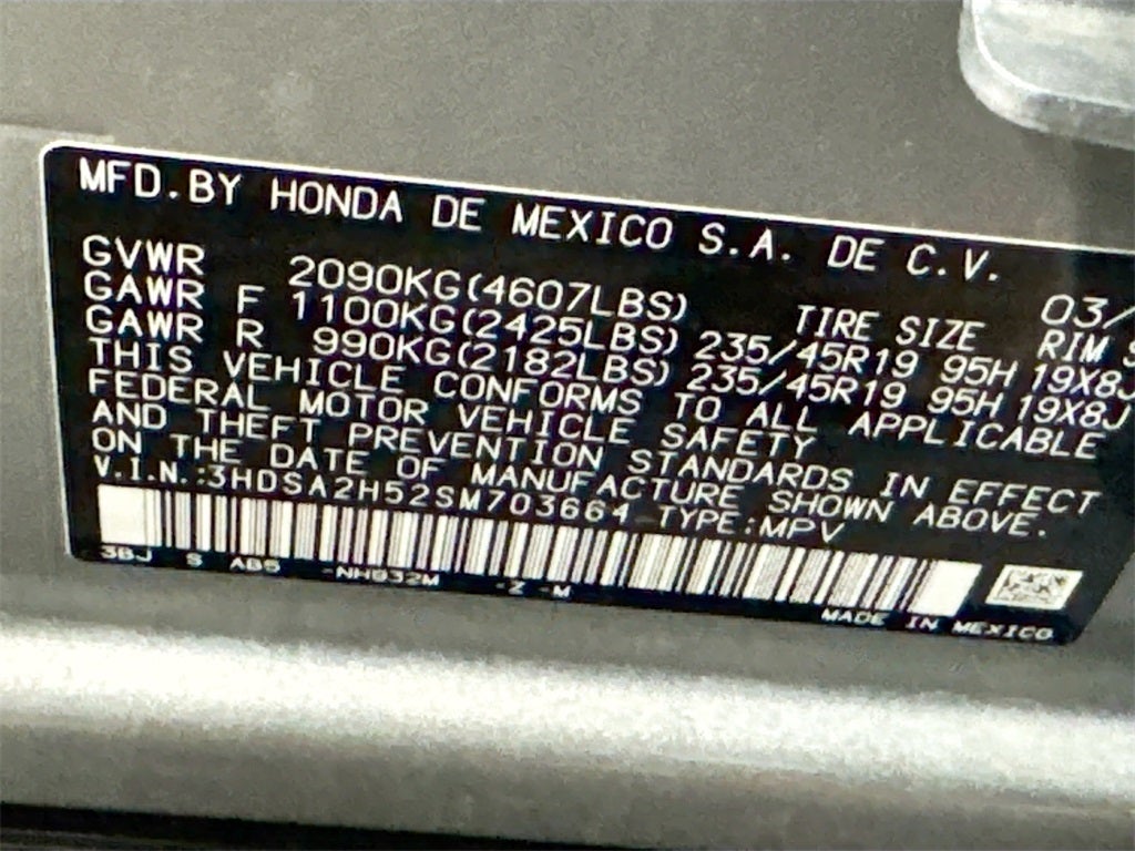 2025 Acura ADX A-Spec Package