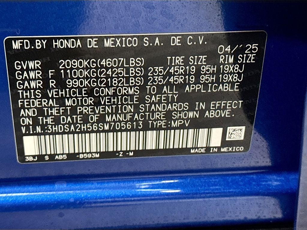 2025 Acura ADX A-Spec Package