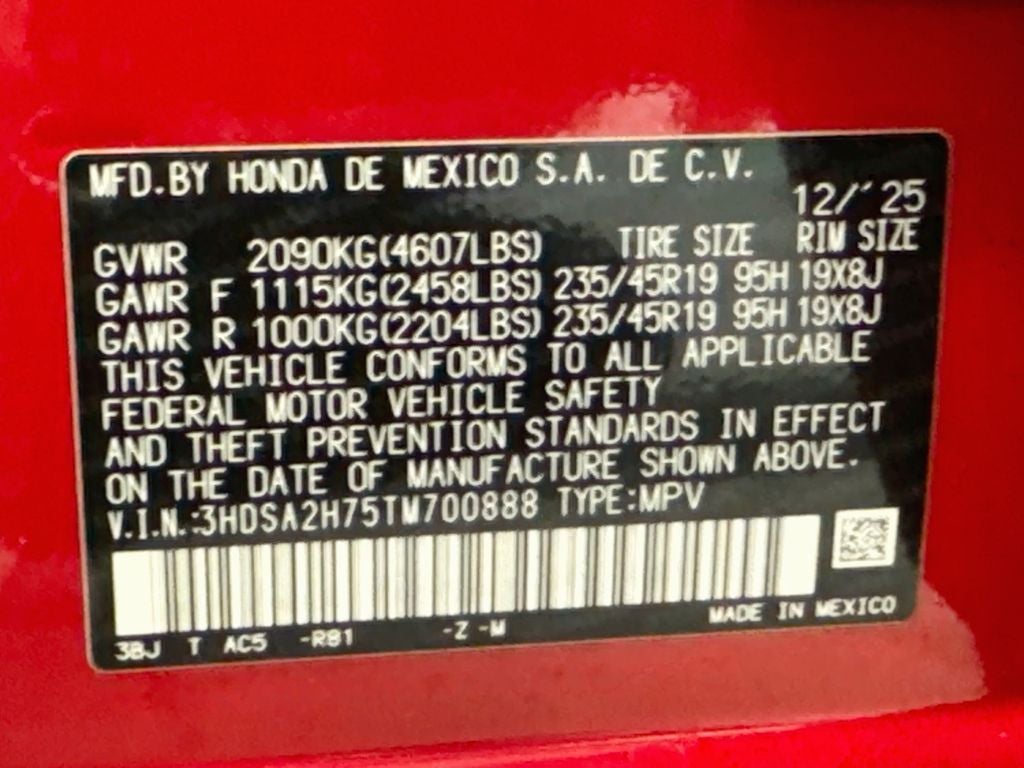 2026 Acura ADX A-Spec Advance Package