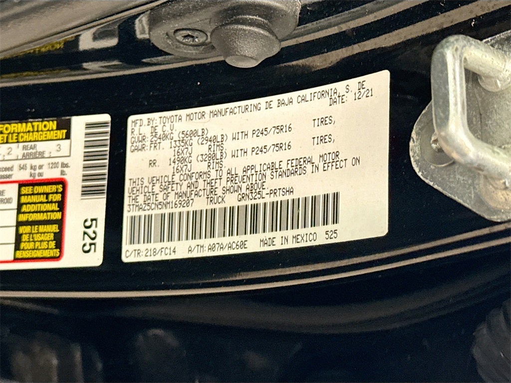 2022 Toyota Tacoma SR5 V6