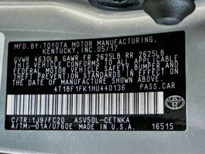 2017 Toyota Camry LE
