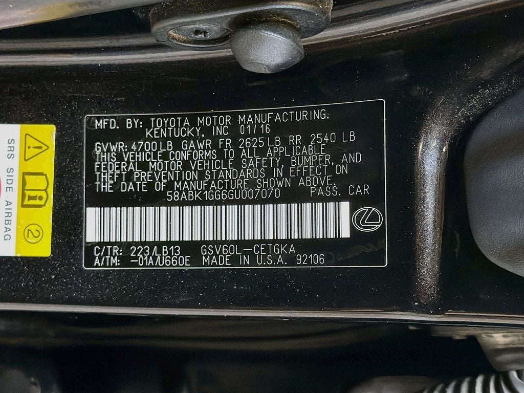 2016 Lexus ES 350