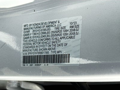 2024 Honda Pilot Touring