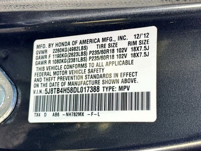 2013 Acura RDX Technology Package