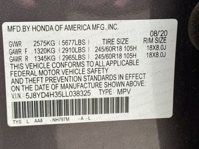 2020 Acura MDX 3.5L SH-AWD