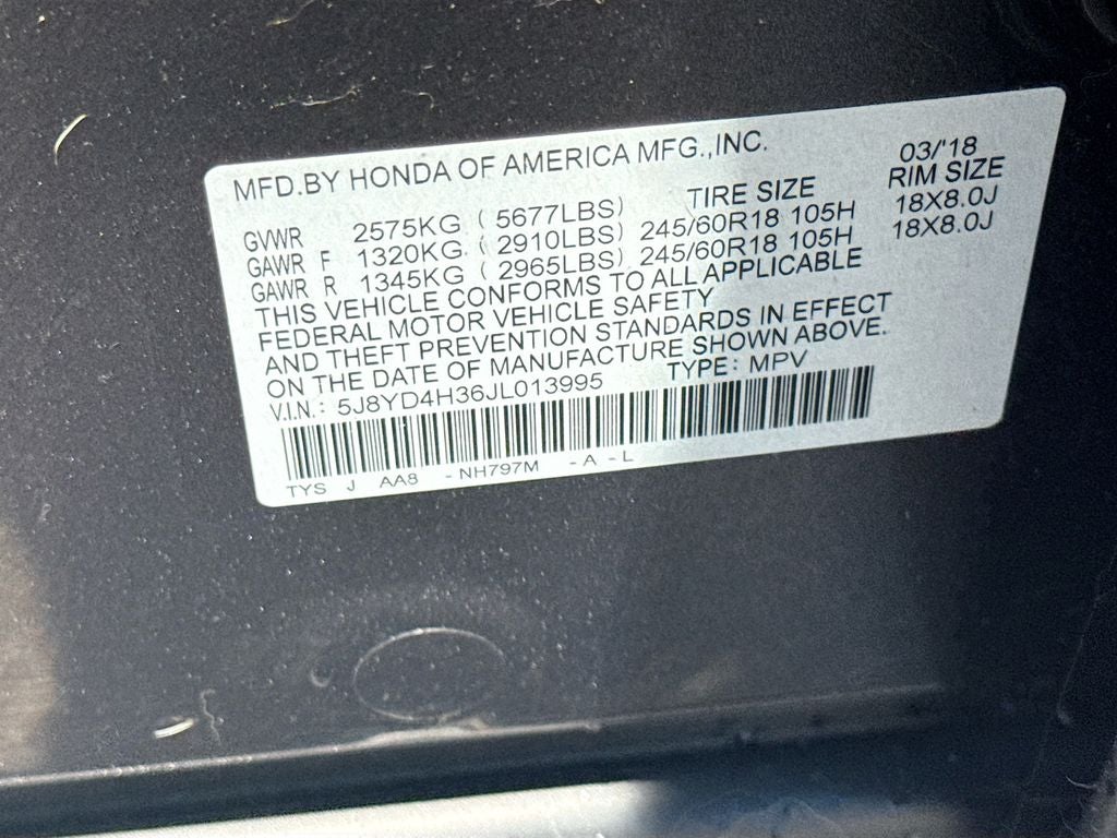 2018 Acura MDX 3.5L SH-AWD