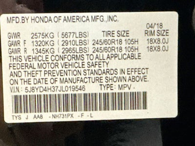 2018 Acura MDX 3.5L SH-AWD
