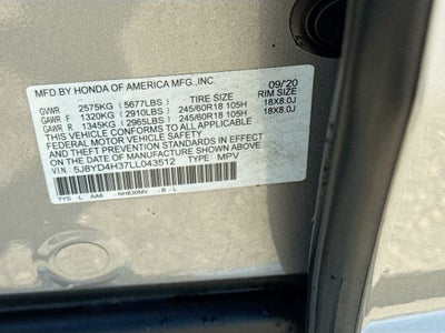 2020 Acura MDX 3.5L SH-AWD