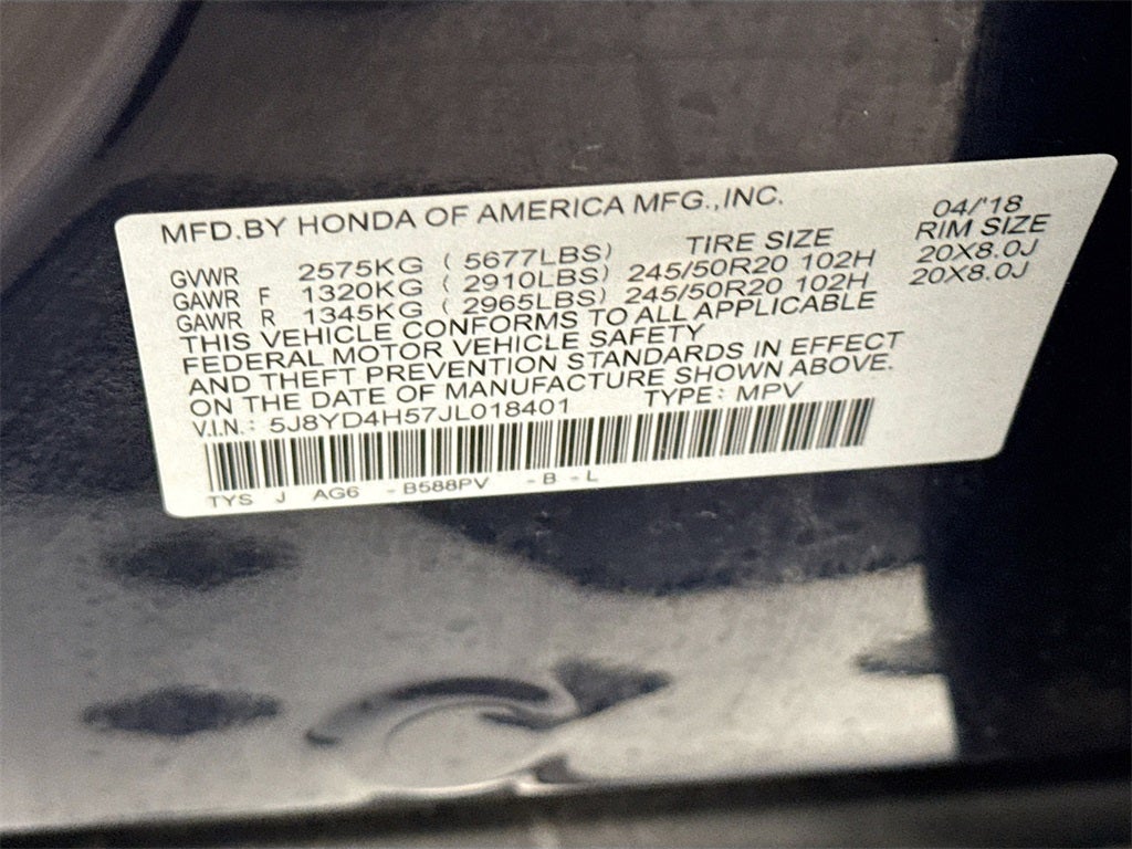 2018 Acura MDX 3.5L SH-AWD w/Technology Package