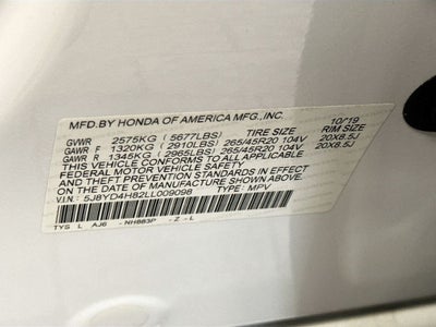 2020 Acura MDX Advance SH-AWD