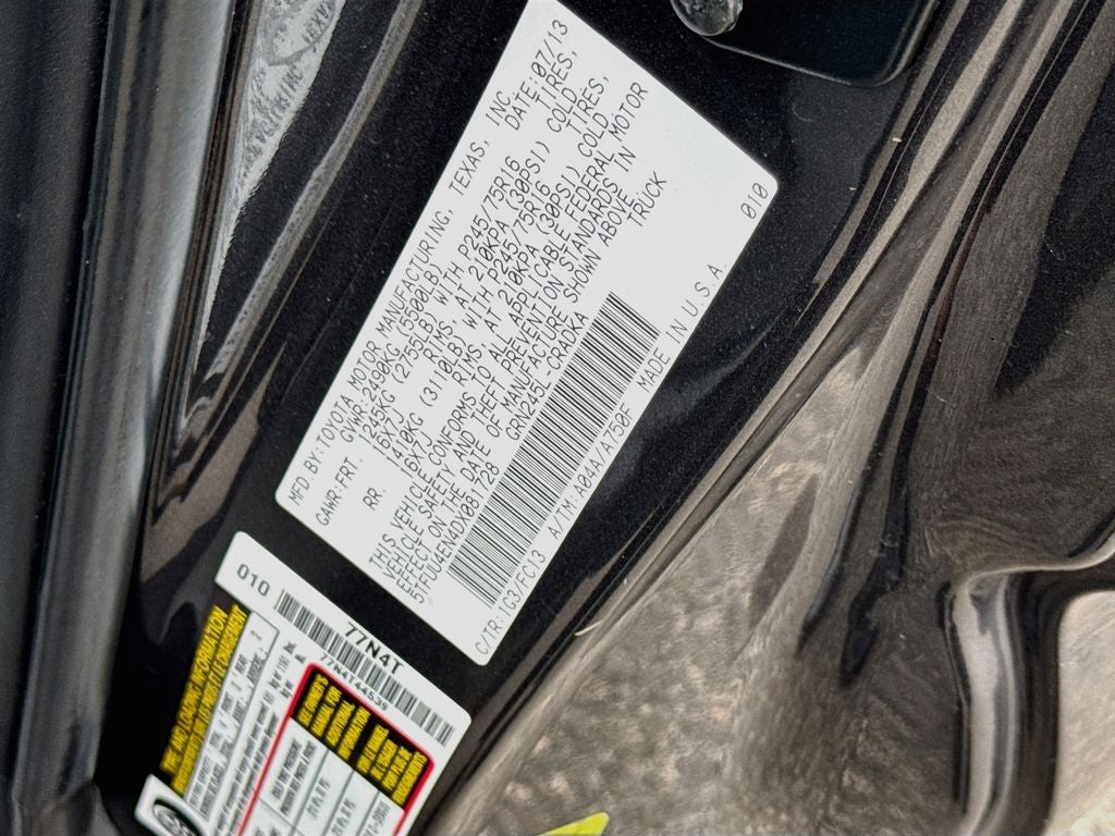 2013 Toyota Tacoma Base V6
