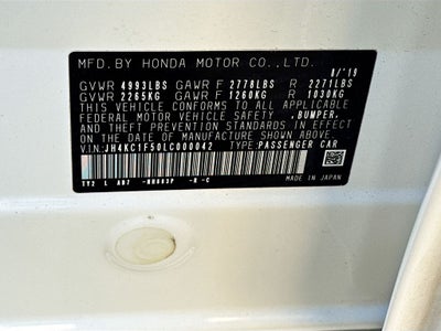 2020 Acura RLX Technology