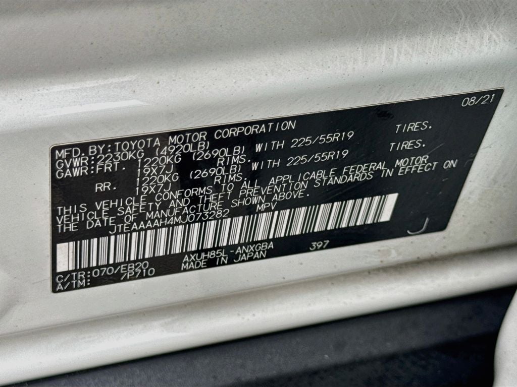 2021 Toyota Venza XLE