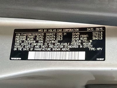 2016 Volvo XC60 T5 Premier