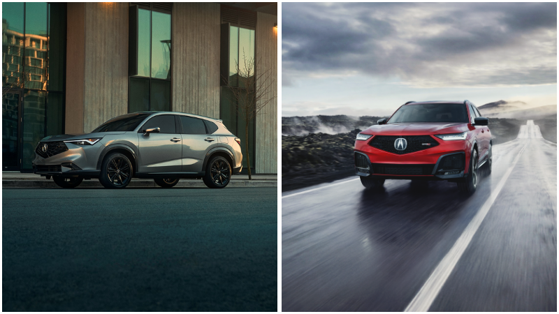 2026 Acura ADX and Acura MDX SUVs at Acura of Peabody near Greater Boston, MA