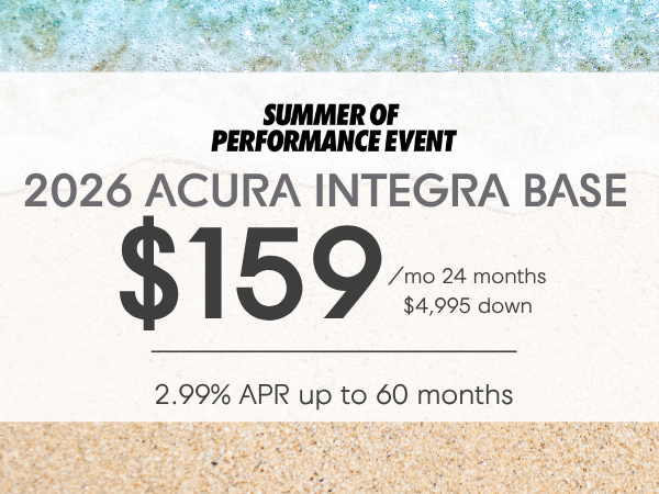 Acura Integra Lease Offer 