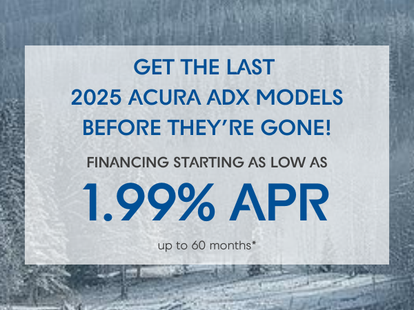 ACURA ADX APR OFFER