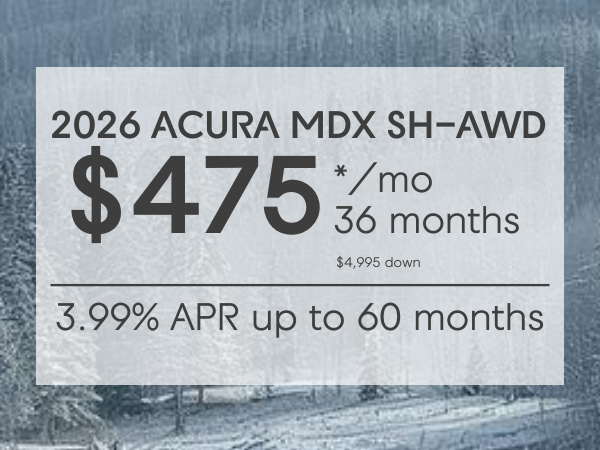2026 Acura MDX Lease Special