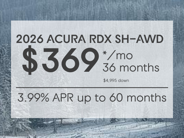 2026 Acura RDX Lease Special