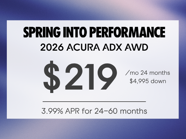 2026 Acura ADX Lease & Finance Specials