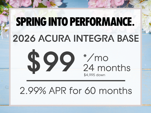 Acura Integra Lease Offer