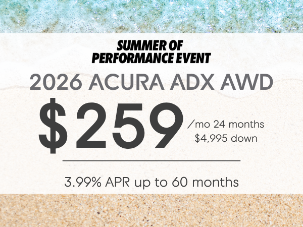 Acura ADX Lease Offer