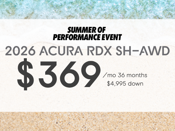 Acura RDX Lease Offer 
