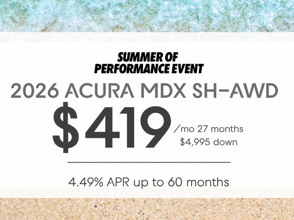 Acura MDX Lease Offer