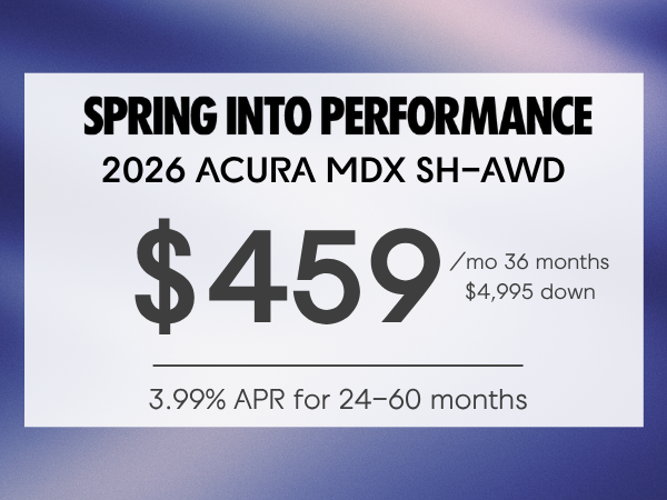 2026 Acura MDX Lease & Finance Specials