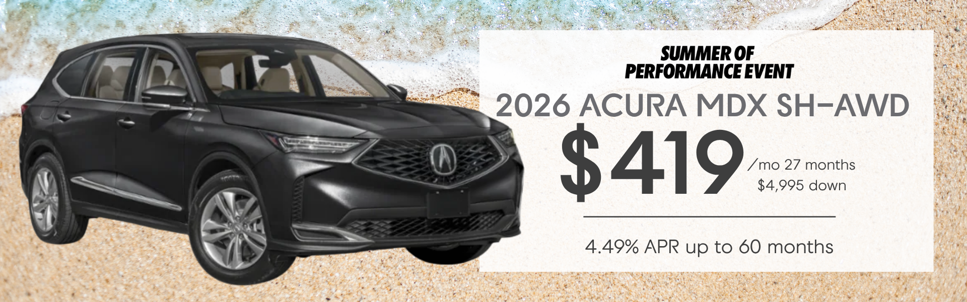 Acura MDX Lease Offer 