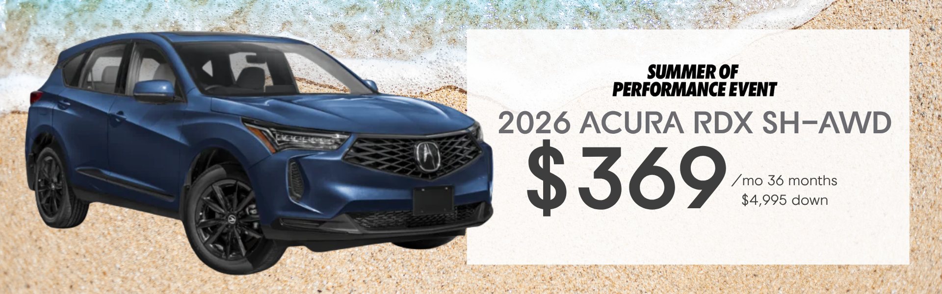 Acura RDX Lease Offer 