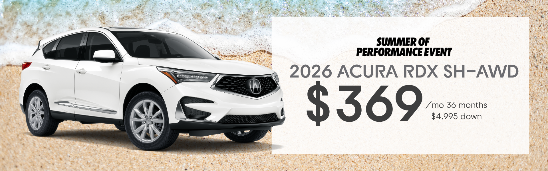 Acura RDX Lease Offer