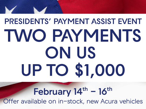 Acura Presidents' Day Sales Event