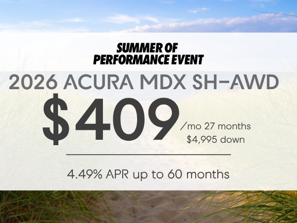 2026 Acura MDX Lease Offer