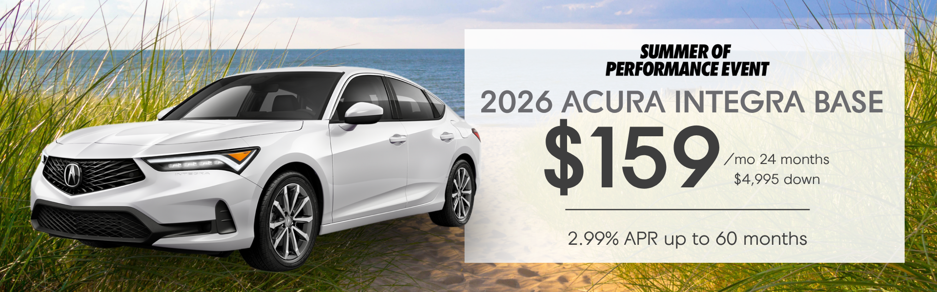 2026 Acura Integra Lease Offer