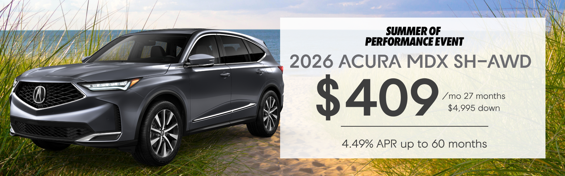 2026 Acura MDX Lease Offer