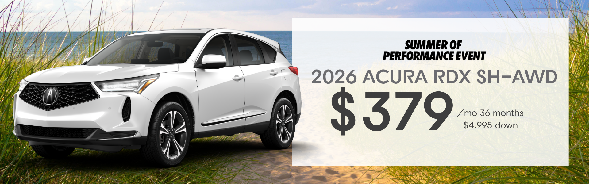2026 Acura RDX Lease Offer 