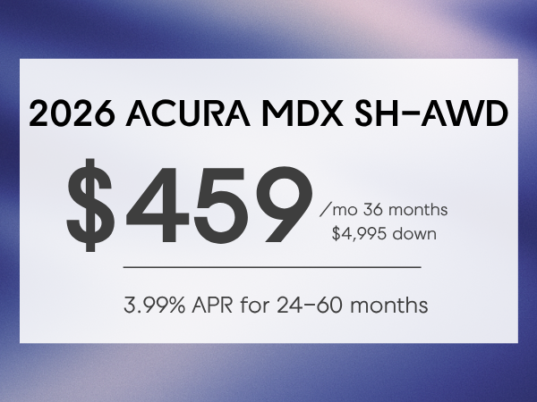 2026 Acura MDX Lease & Finance Specials